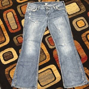 Silver Jeans Light Blue Flare Jeans